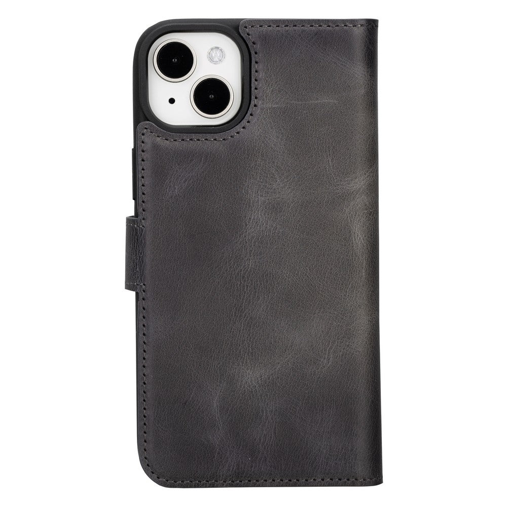 Apple iPhone 15 Series Leather Wallet Case MWWN