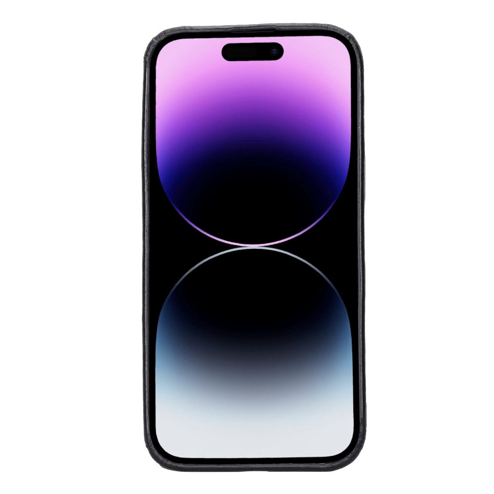 Apple iPhone 15 Series Leather Back Cover ROCK