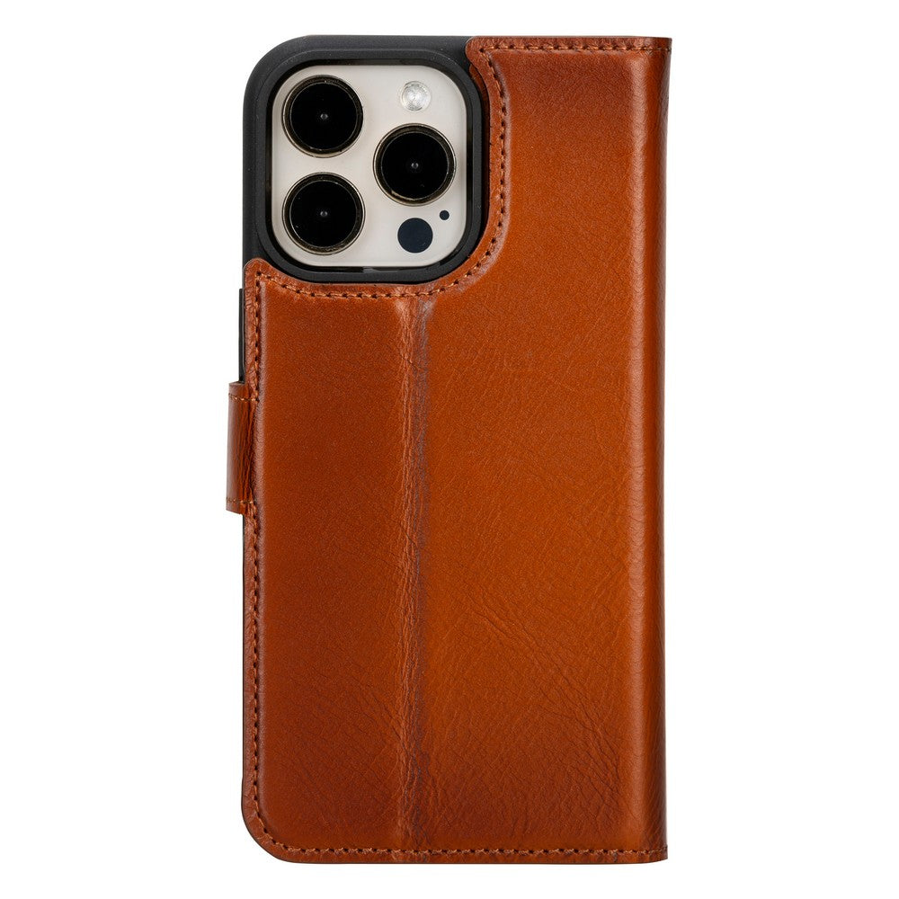 Apple iPhone 15 Series Leather Wallet Case MWWN