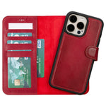 Apple iPhone 15 Series Leather Wallet Case MWWN