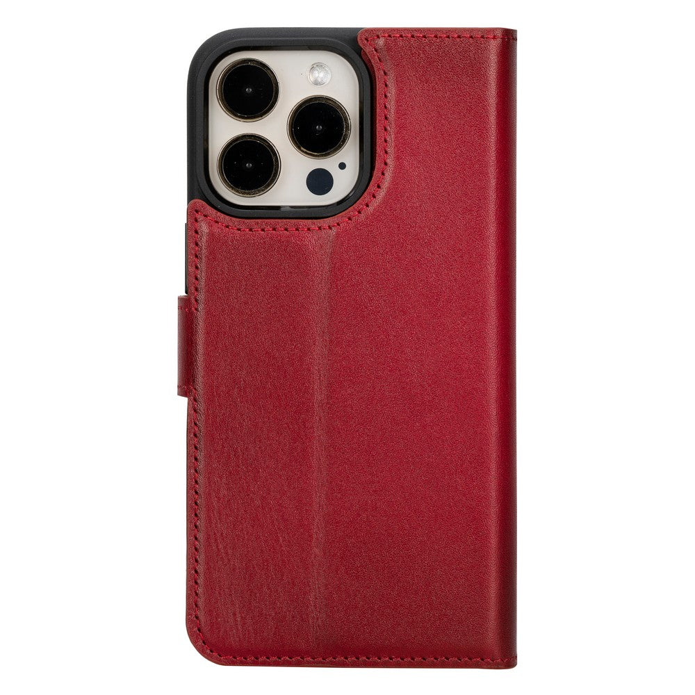 Apple iPhone 15 Series Leather Wallet Case MWWN