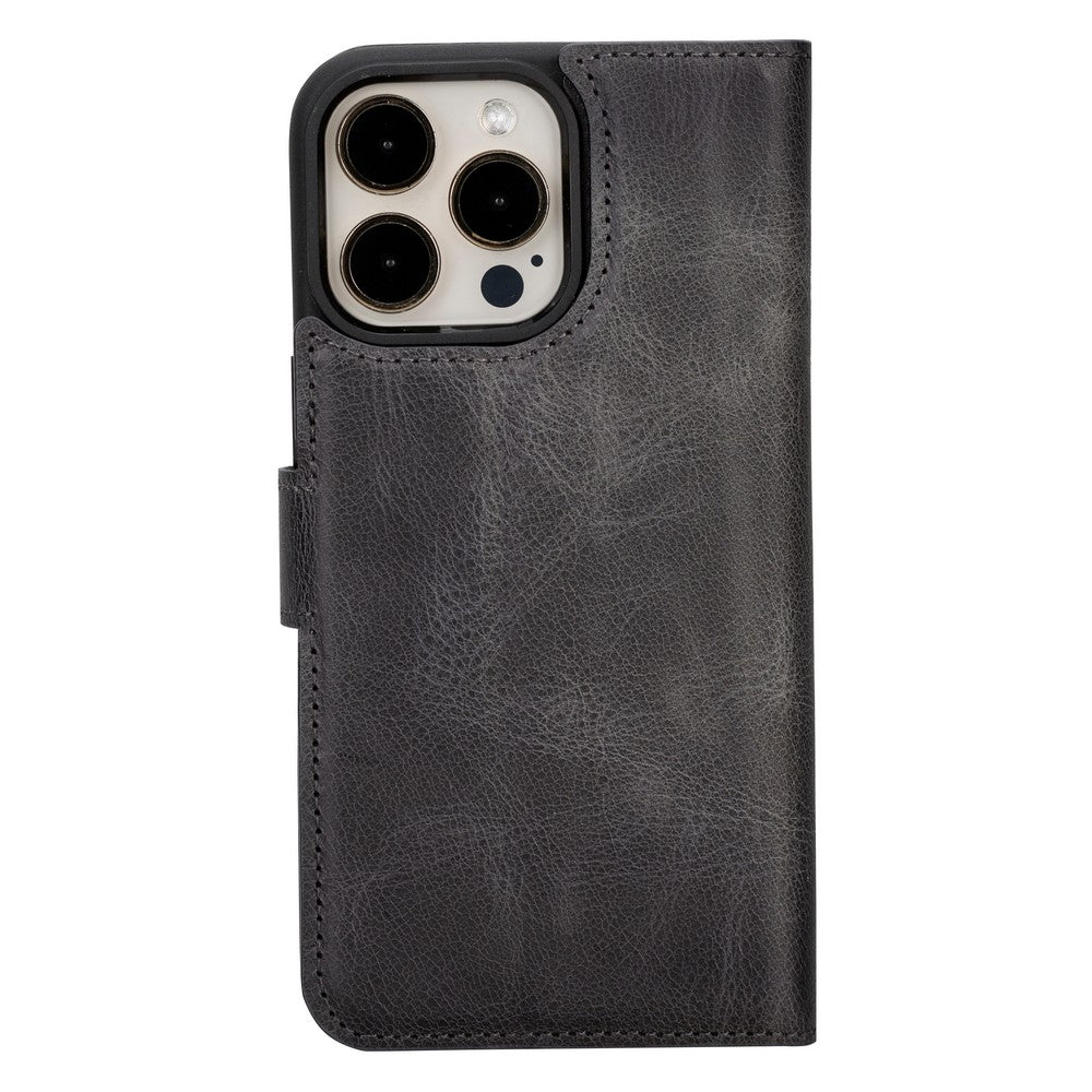 Apple iPhone 15 Series Leather Wallet Case MWWN