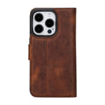 Apple iPhone 15 Series Leather Wallet Case MWWN