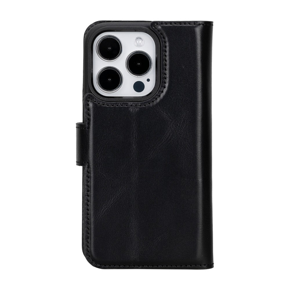 Apple iPhone 15 Series Leather Wallet Case MWWN