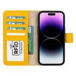 Apple iPhone 15 Series Leather Wallet Case MWWN