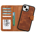 Apple iPhone 15 Series Leather Wallet Case MWWN