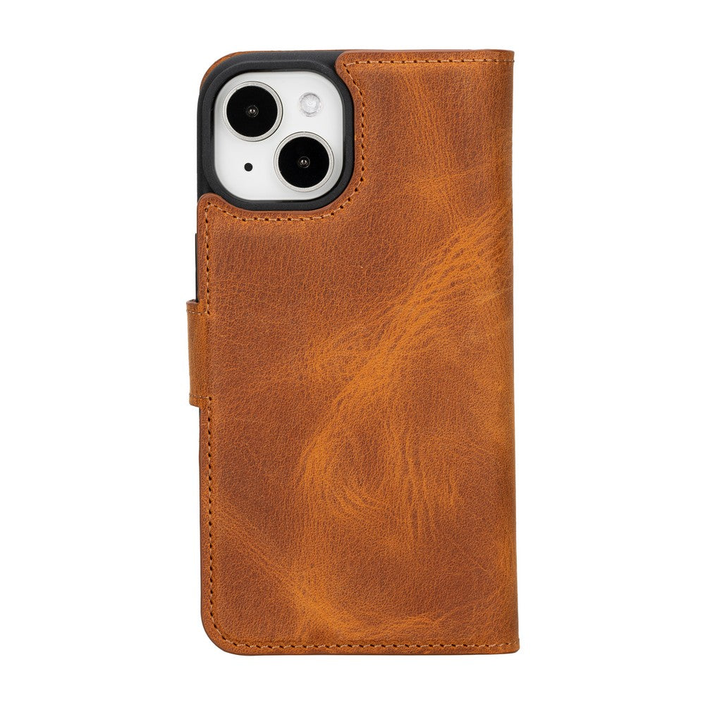 Apple iPhone 15 Series Leather Wallet Case MWWN
