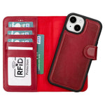 Apple iPhone 15 Series Leather Wallet Case MWWN