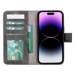 Apple iPhone 15 Series Leather Wallet Case MWWN