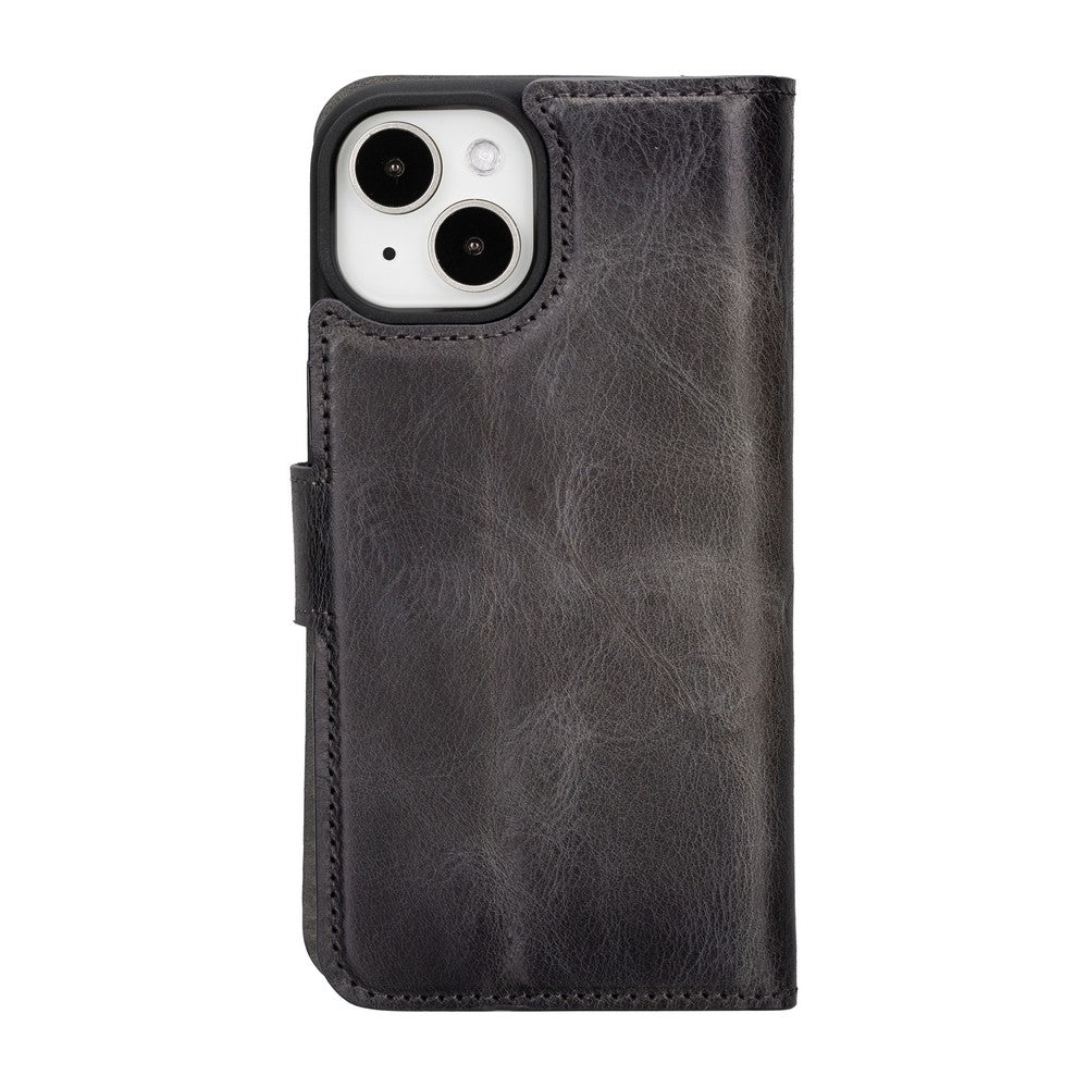 Apple iPhone 15 Series Leather Wallet Case MWWN