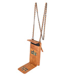 Handmade Leather Wallet Phone Case Crossbody Bag with Chain (Cadenza)