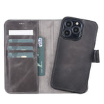 Magic iPhone 13 Pro Max and 13 Pro Series Detachable Leather Wallet Case