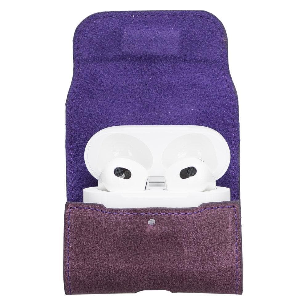 Mai Magnet AirPods Pro 1 and AirPods Pro 2 Leather Case with Hook