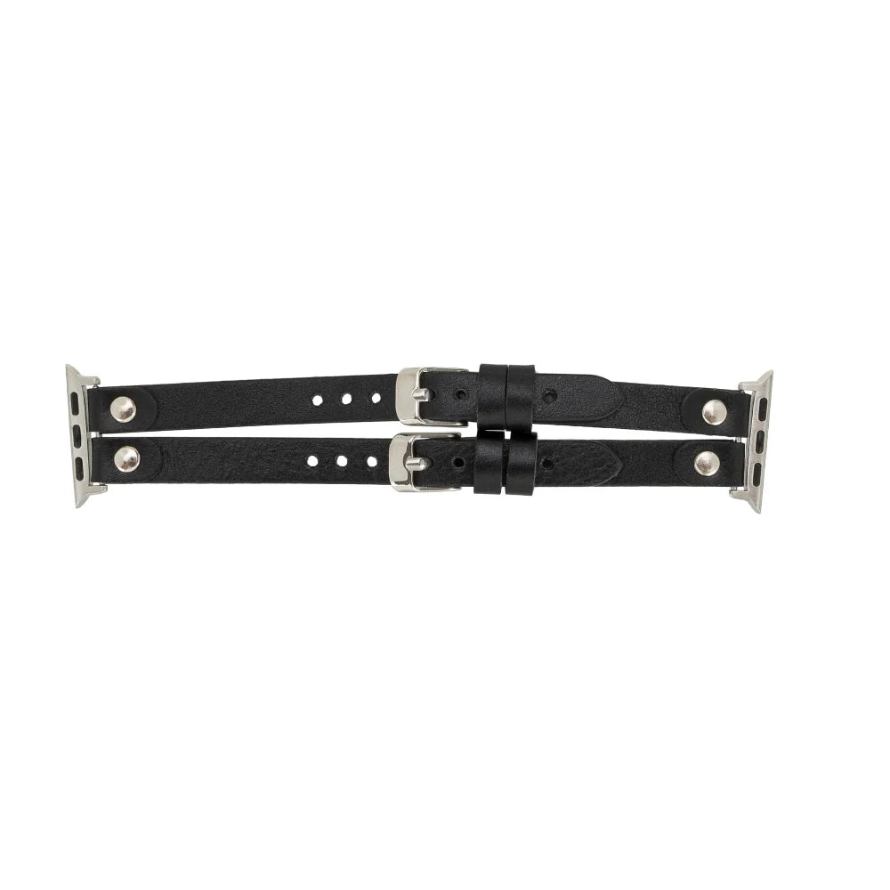 Durham Ely Leather Apple Watch Double Band
