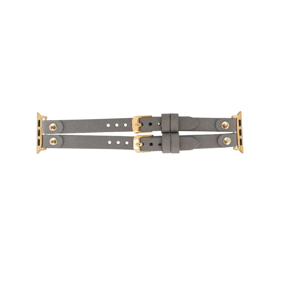 Durham Ely Leather Apple Watch Double Band