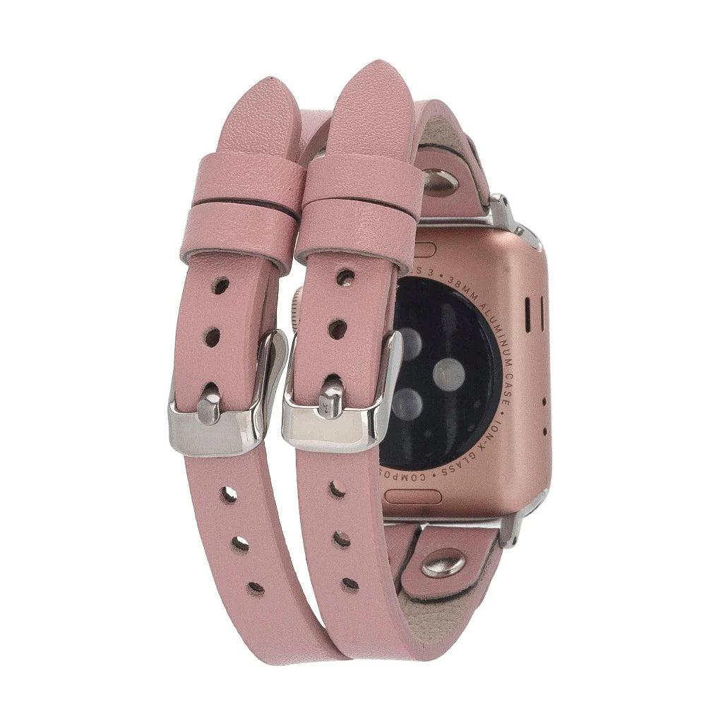 Durham Ely Leather Apple Watch Double Band