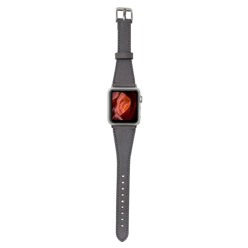 Slim Leather Apple Watch Band