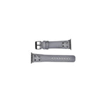 Cross Leather Apple Watch Band with Black Trok