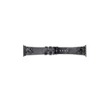 Cross Leather Apple Watch Band with Black Trok