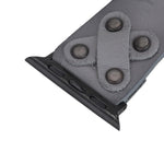 Cross Leather Apple Watch Band with Black Trok