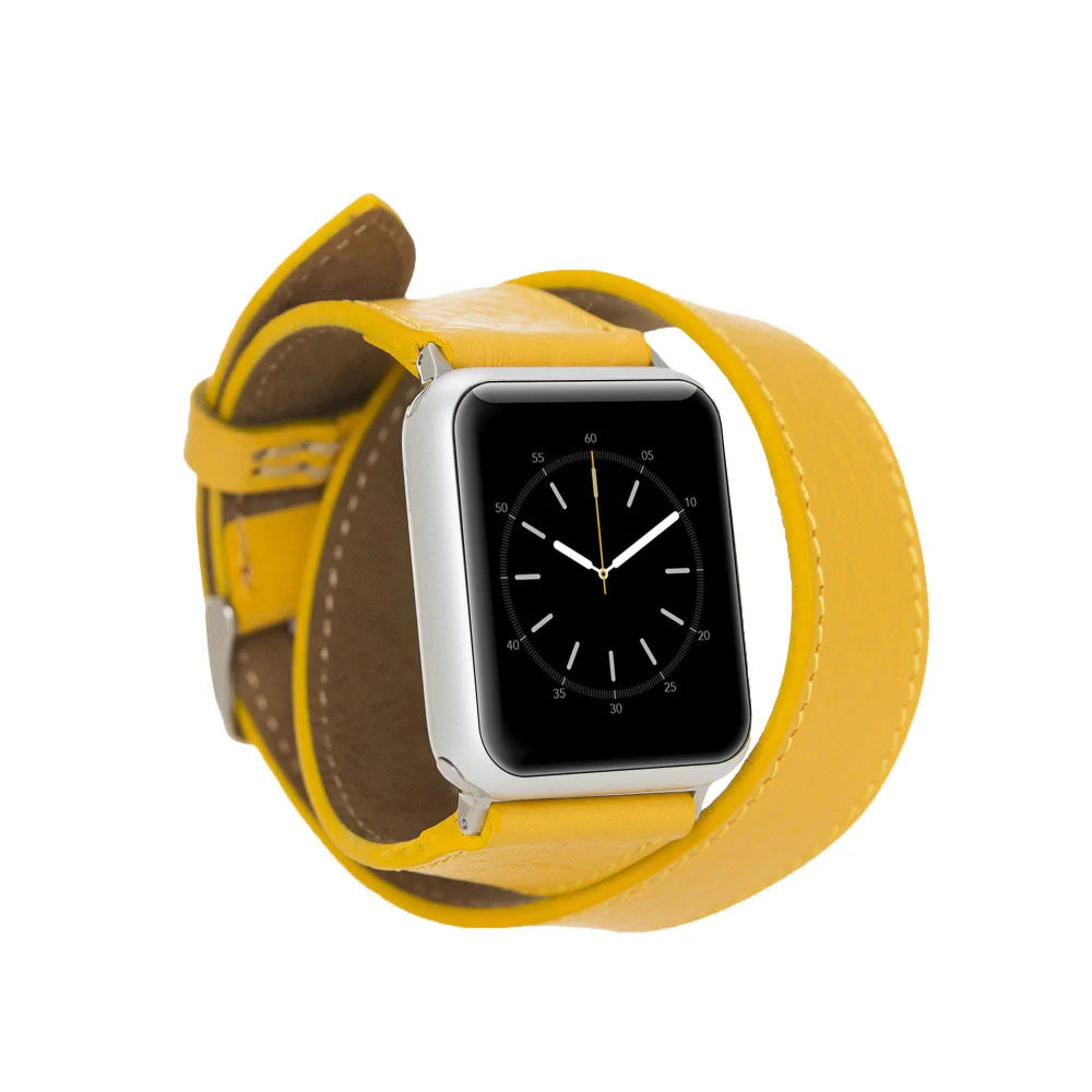 Double Tour Leather Apple Watch Band