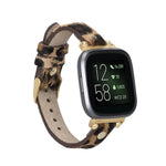 Ferro Leather Apple Watch Band with Gold Trok