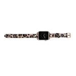 Ferro Leather Apple Watch Band with Gold Trok