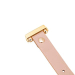 Ferro Leather Apple Watch Band with Gold Trok