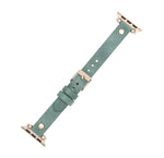 Ferro Leather Apple Watch Band with Rose Gold Trok