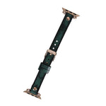 Ferro Leather Apple Watch Band with Rose Gold Trok