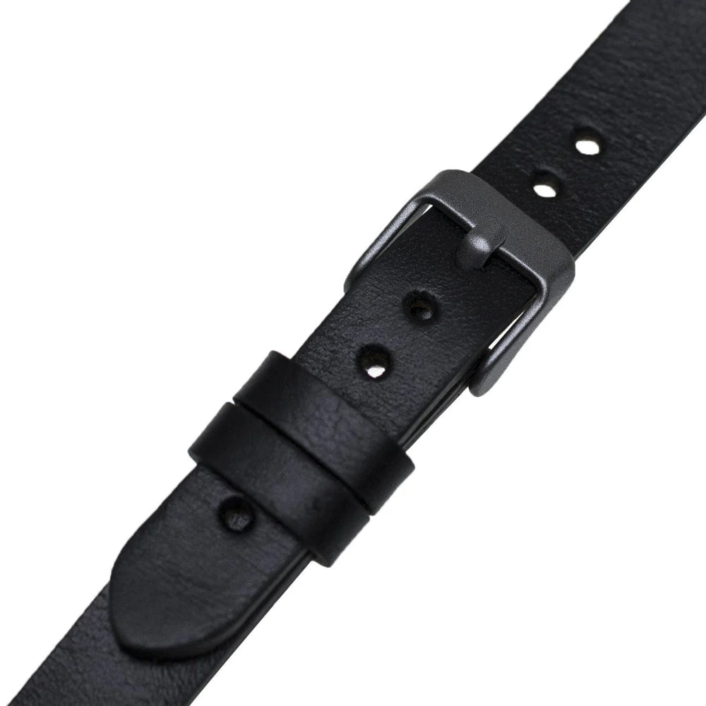 Ferro Apple Watch Leather Band with Silver Trok