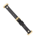 Ferro Leather Fitbit Watch Band with Gold Trok