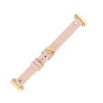 Ferro Leather Fitbit Watch Band with Gold Trok
