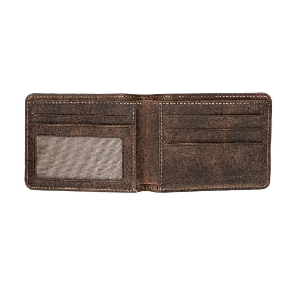 Leather Wallet โ Genuine Leather Bifold Wallet with Card Slots (Torin)