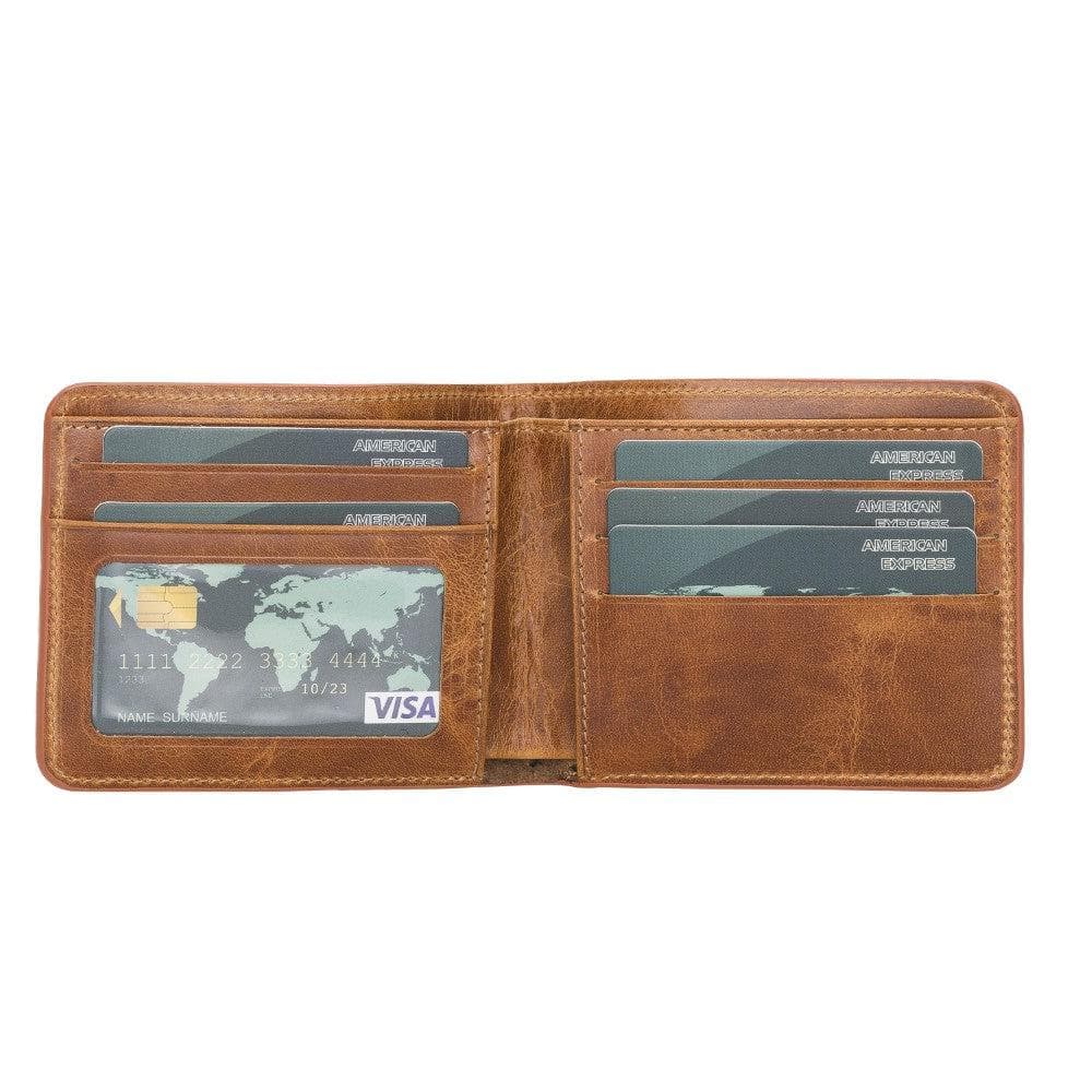 Leather Wallet โ Genuine Leather Bifold Wallet with Card Slots (Torin)