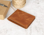 Leather Wallet โ Genuine Leather Bifold Wallet with Card Slots (Torin)