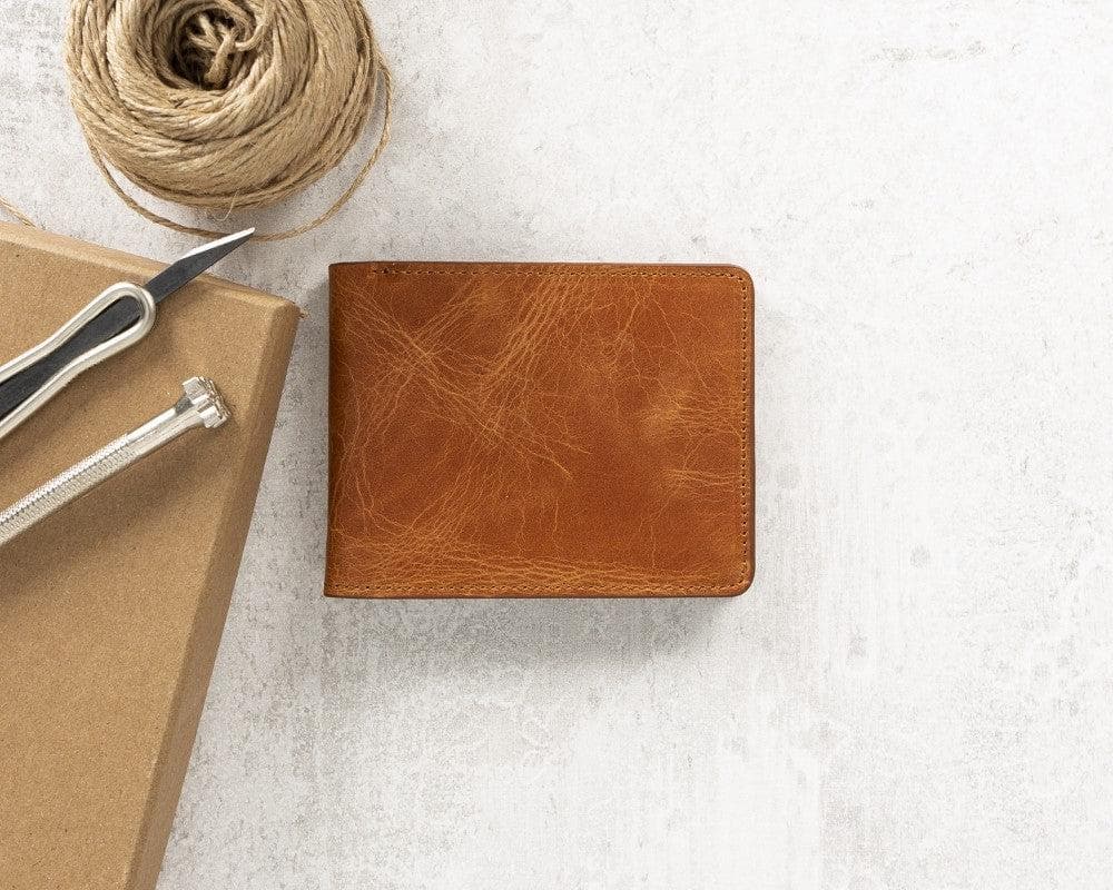 Leather Wallet โ Genuine Leather Bifold Wallet with Card Slots (Torin)