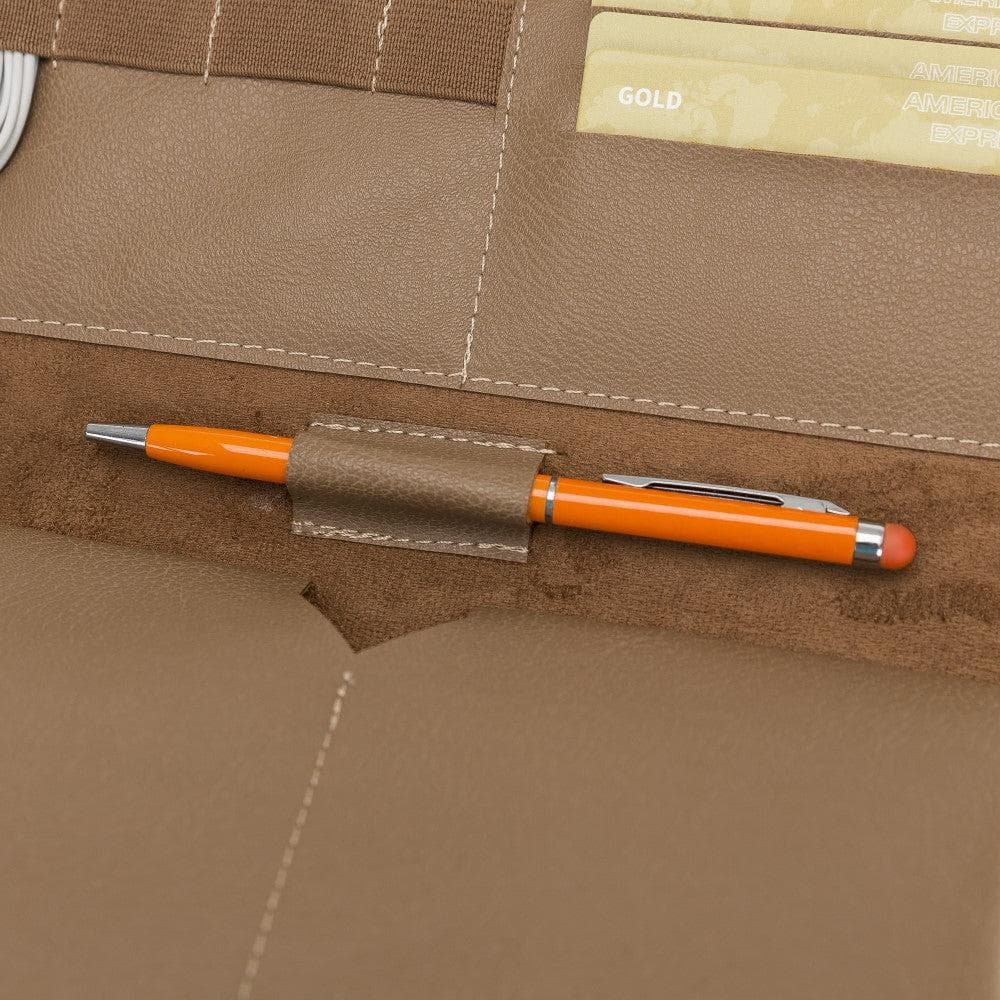 Rose Organizer Leather Hand Bag