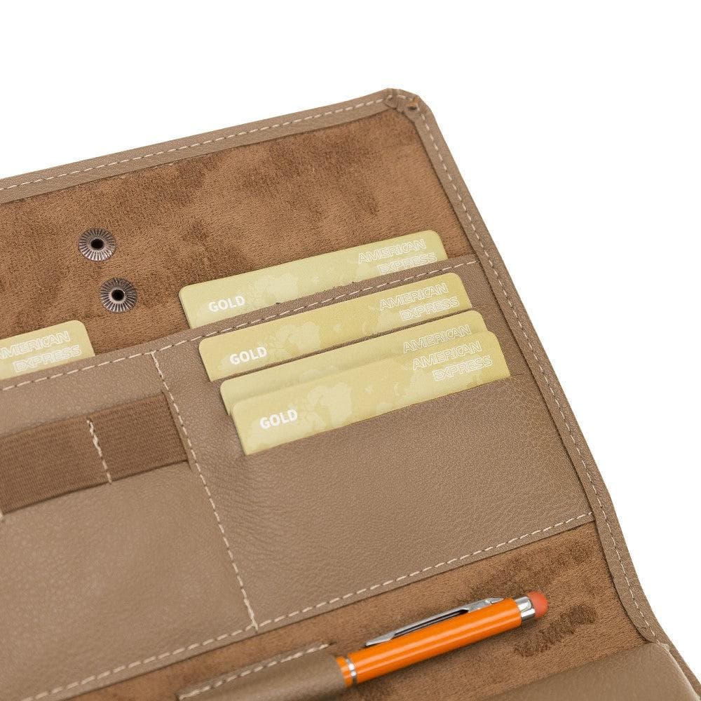 Rose Organizer Leather Hand Bag