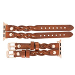York Leather Apple Watch Double Band
