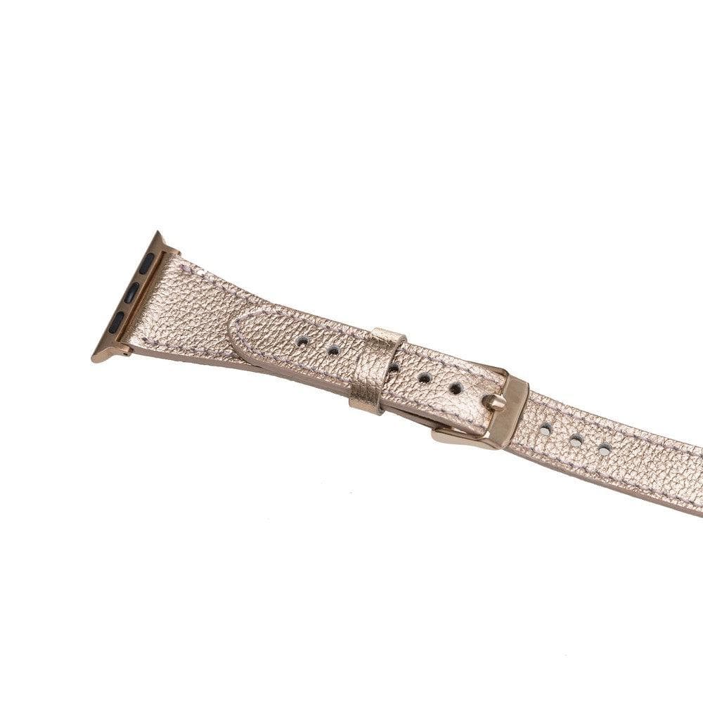 Quantum Slim Double Tour Apple Watch Leather Band