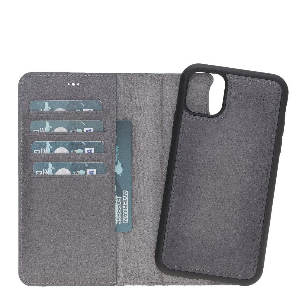 Apple iPhone 11 Series Compatible Leather Wallet Case