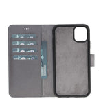 Apple iPhone 11 Series Compatible Leather Wallet Case