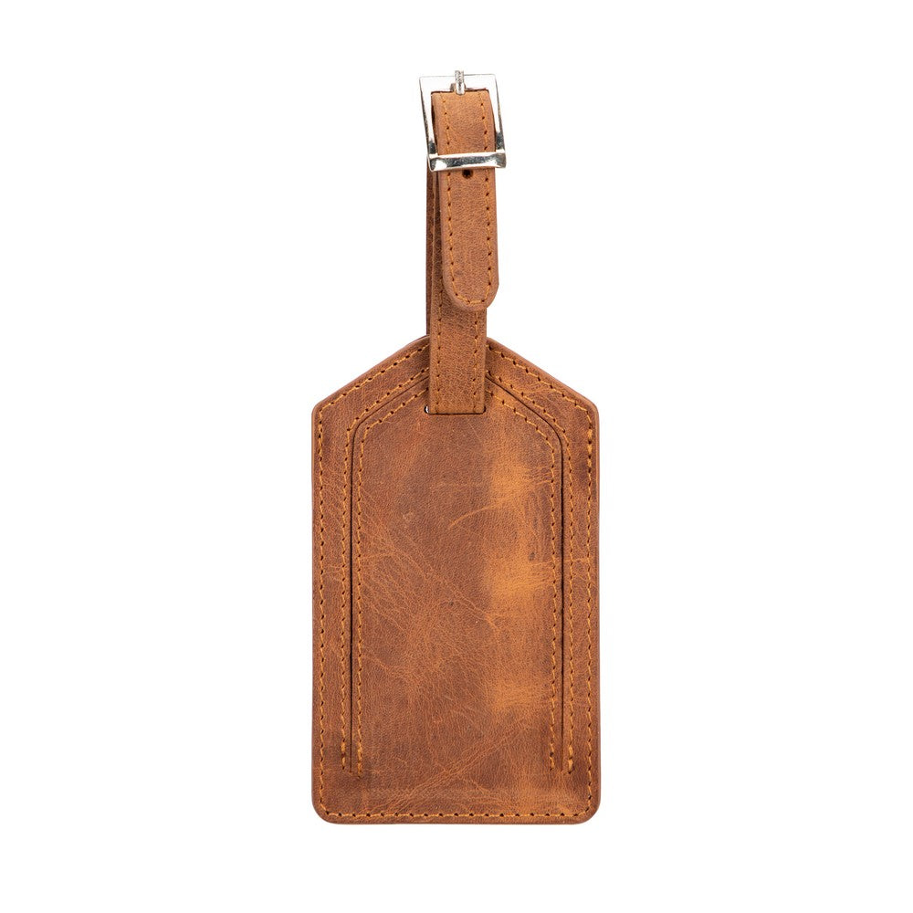 Airconrad Leather Luggage Tag, Apple AirTag Compatible G2