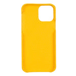 Apple iPhone 12 Series Leather Back Cover Yellow
