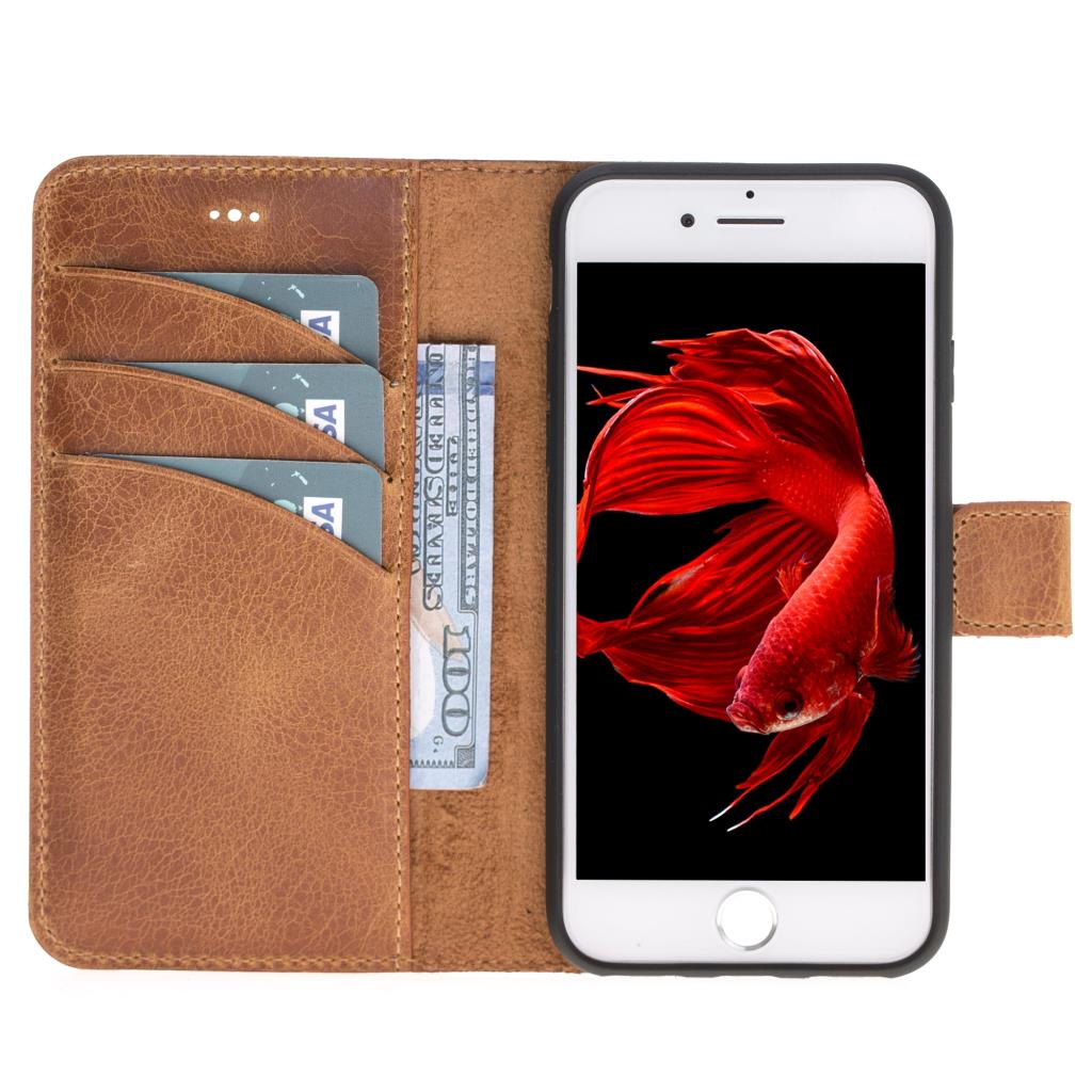 Apple iPhone 7-8 Series Leather Wallet Case