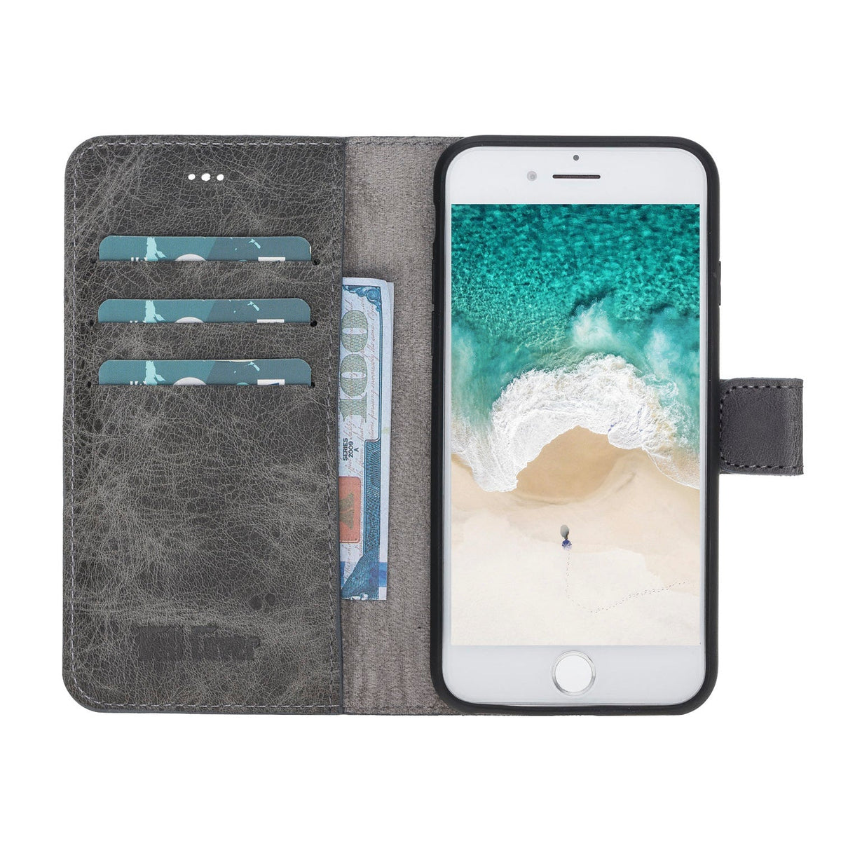 Apple iPhone 7-8 Series Leather Wallet Case