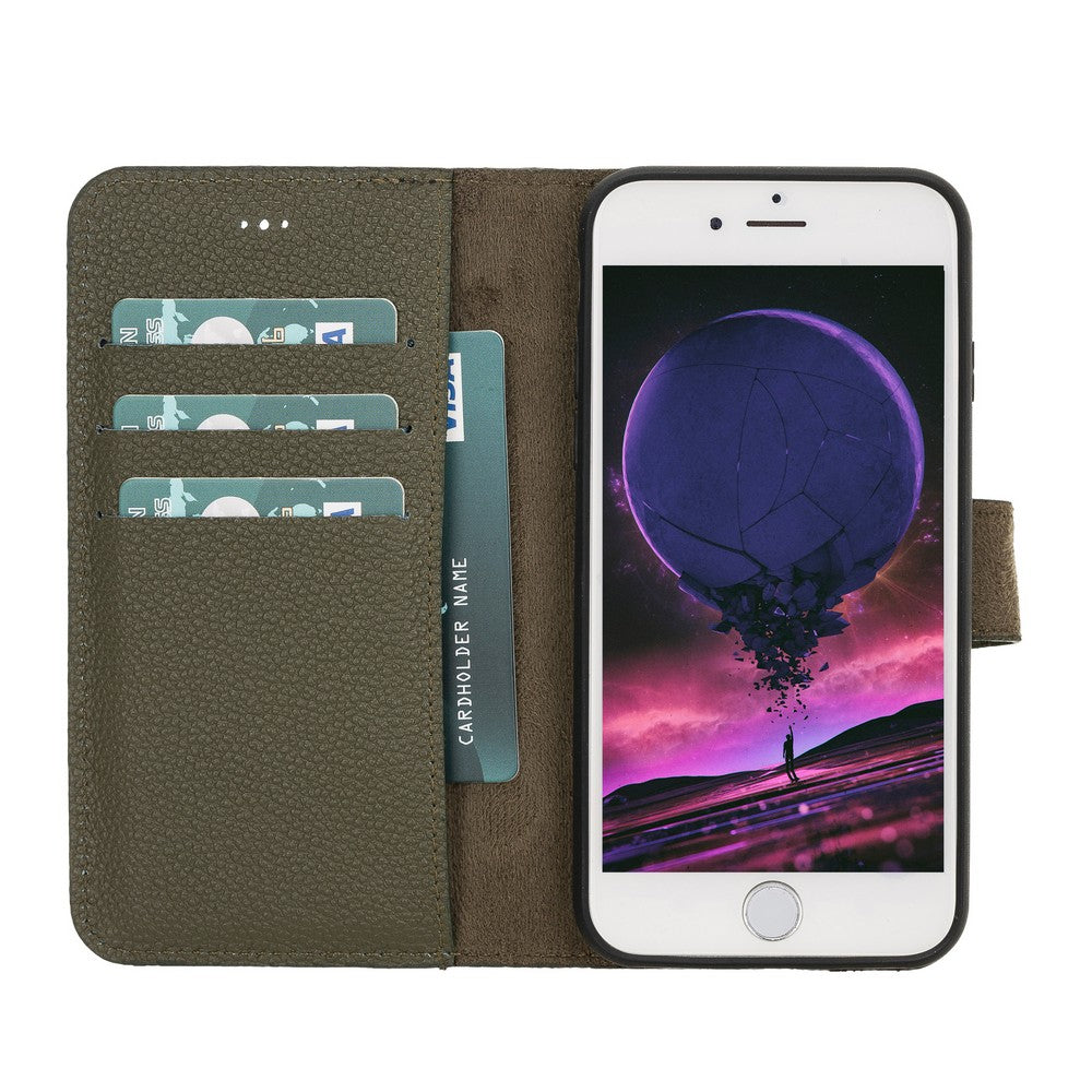 Apple iPhone 7-8 Series Leather Wallet Case
