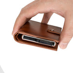 Minimalist Leather Smart Wallet – RFID Blocking Card Holder (Venus)