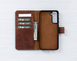 Samsung Galaxy S21 Leather Wallet Case